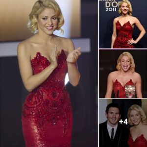 Shakira attracted all eyes with her classy fashion style at the Gala Ballon d'Or