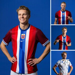 Erling Haaland and Martin Odegaard model ‘magnificent’ new Norway kits but they won’t be wearing it at Euro 2024