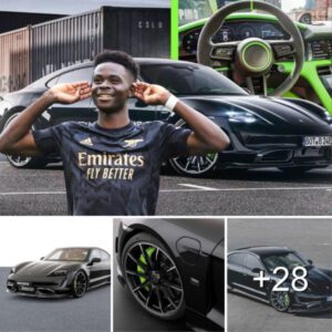 Brabus Porsche Taycan supercar discovered in Bukayo Saka’s garage