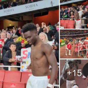 Making memories: Bukayo Saka acts brilliantly as he turns a young fan’s Christmas dream into reality ❤️