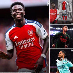 Revealing three new Arsenal kits in collaboration with Adidas for the 2024/25 Premier League season