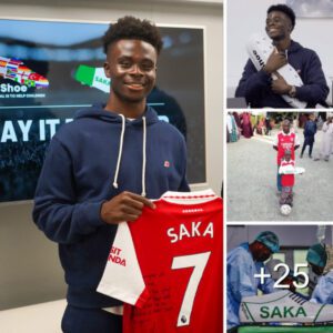 Bukayo Saka funds 120 life-changing operations for Nigerian children in partnership with youth charity BigShoe