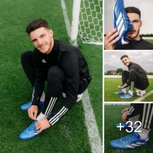 Arsenal star Declan Rice teams up with Adidas to launch the COPA PURE 2 boots in a stunning blue colorway