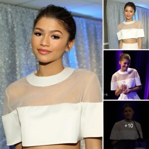 Zendaya's pure beauty in white outfit