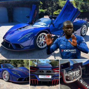 N’Golo Kanté just owned the Hennessey Venom F5 Roadster supercar, with a powerful engine and beautiful interior that many people dream of