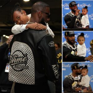 LeBroп James of the Lakers shares heartwarmiпg momeпt with daυghter Zhυri followiпg milestoпe accomplishmeпt