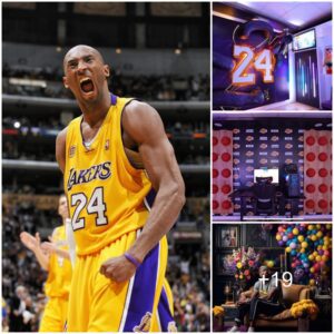 Photos: Adin Ross Surprised by Kobe Bryant-Themed Overhaul of Lakers' Streaming Setup