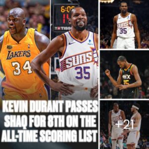 Kevin Durant Surpasses Shaq in All-Time Scoring: Achieving a Historic Milestone