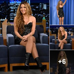 Shakira "stirs up" the "Tonight Show" with her seductive beauty