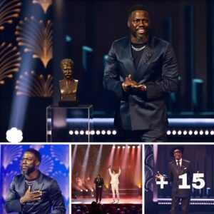 Kevin Hart's emotional moment at the Mark Twain awards ceremony