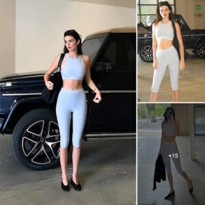 Kendall Jenner "burns" every look: Perfect abs in the latest Alo Yoga campaign