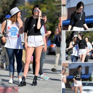 Kendall Jenner shows off her "hot" and luxurious beauty on the streets of West Hollywood