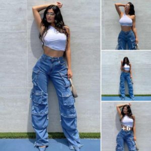 Kylie Jenner "causes fever" with her stylish summer style: white crop top and wide-leg jeans