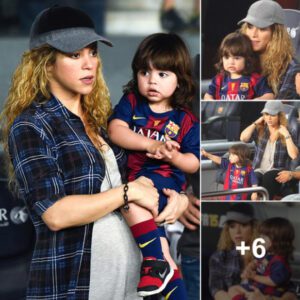 Shakira's second pregnancy: Eldest son's joy when going to watch football with his mother