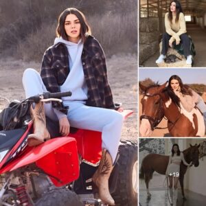 Kendall Jenner shines brightly in the new campaign: Elegant beauty amid a horse farm scene