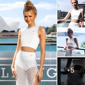 Zendaya "causes a fever" with unique Lacoste shoes in Australia: Bold design from Pelagia Kolotouros