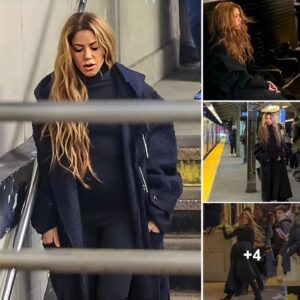 Shakira Meets Surprise Fans on the New York Subway