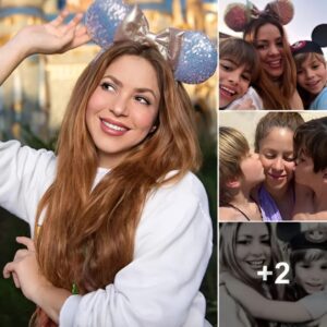 Shakira's radiant smile at Disneyland: Happy moments with her children