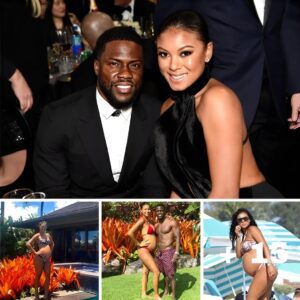 Kevin Hart's wife Eniko shows off baby Bυmp in a tiny red bikini during tropical vacation