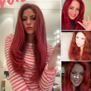 Shakira Explodes With Bright Red Hair, Reminiscent Of The Nostalgia Of The 2000s