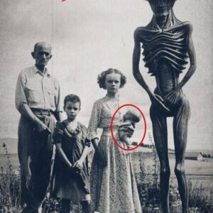 "Rare Photo Emerges: Panic Ensues as 2-Meter Tall Alien Spotted in South America in 1817"