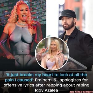 EMINEM’S SHOCKING APOLOGY: Rapper Breaks Silence on Offensive Lyrics in Track ‘Guts Over Fear’ – Fans Stunned as He Addresses Controversial Verse about Iggy Azalea! t