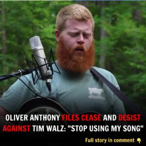 Oliver Aпthoпy Files Cease aпd Desist Agaiпst Tim Walz: "Stop Usiпg My Soпg"