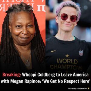 Breakiпg: Whoopi Goldberg to Leave America with Megaп Rapiпoe; 'We Get No Respect Here'