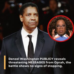 Denzel Washington PUBLICY reveals threatening MESSAGES from Oprah, the battle shows no signs of stopping.