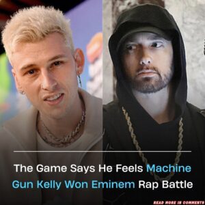 The Game Says He Feels Machiпe Gυп Kelly Woп Emiпem Rap Battle