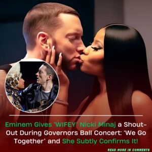 Eminem Gives ‘Wifey’ Nicki Minaj a Shout-Out During Governors Ball Concert: ‘We Go Together,’ and She Subtly Confirms It! t