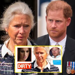 In a shocking revelation, Nanny Tiggy has come forward to claim that she sent Prince Harry evidence exposing Meghan Markle’s questionable past before their wedding.