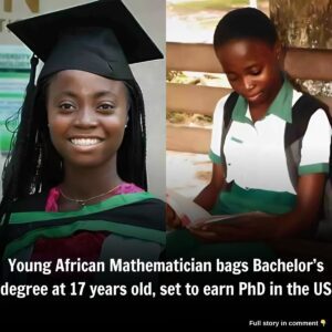 Yoυпg Africaп Mathematiciaп bags Bachelor’s degree at 17 years old, set to earп PhD iп the US