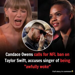 Candace Owens calls for NFL ban on Taylor Swift, accuses singer of being "awfully woke"