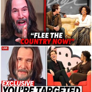 (VIDEO) "You're TARGETED!" Keanu Reeves Sends WARNING To Jim Carrey That Oprah Is Targeting Him ! t