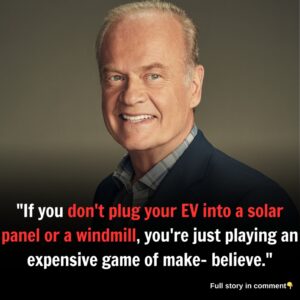 "If you don't plug your EV into a solar panel or a windmill, you're just playing an expensive game of make- believe."