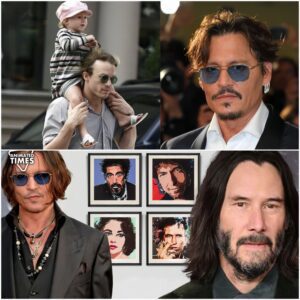 After Helping Heath Ledger’s Daughter, Johnny Depp Paints Late Actor and Keanu Reeves’ Best Friend River Phoenix Portraits to be Sold for $21000