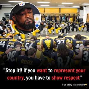 Mike Tomlin has suspended players who CONSTANTLY kneel during the national anthem for the next NFL season, declaring, "If you want to represent your country, you have to show respect."