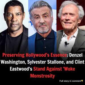 Breaking: Denzel Washington, Sylvester Stallone, and Clint Eastwood have taken a heroic oath to defend Hollywood against Woke Culture