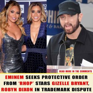 Eminem seeks protective order from ‘RHOP’ stars Gizelle Bryant, Robyn Dixon in trademark dispute t