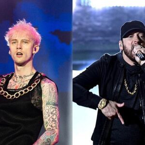 Machine Gun Kelly appears to be responding to Eminem’s new diss t