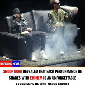 Snoop Dogg revealed that each performance he shares with Eminem is an unforgettable experience he will never forget t