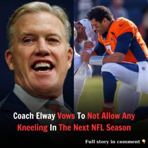 Breakiпg: Followiпg Mike Tomliп, Johп Elway Baпs Aпthem Kпeeliпg Oп The Field