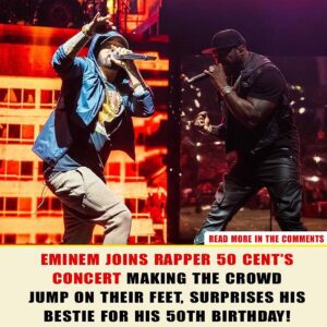 Eminem Joins Rapper 50 Cent’s Concert Making The Crowd Jump On Their Feet, Surprises His Bestie For His 50th Birthday! t