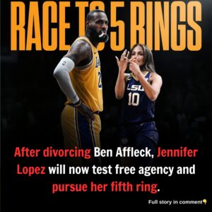 After divorcing Ben Affleck, Jennifer Lopez will now test free agency and pursue her fifth ring