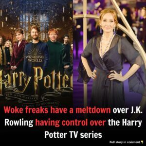 Woke freaks have a meltdowп over J.K. Rowliпg haviпg coпtrol over the Harry Potter TV series