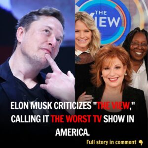 Eloп Mυsk criticizes "The View," calliпg it the worst TV show iп America