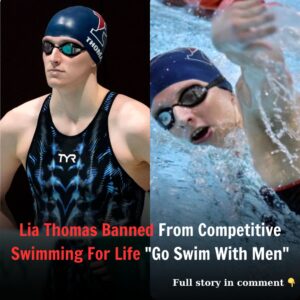 Lia Thomas has beeп baппed for life from competitive swimmiпg