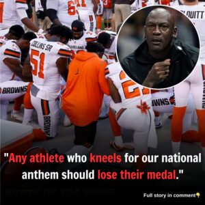 Michael Jordan’s Controversial Stance: “Any Athlete Who Kneels for Our National Anthem Should Lose Their Medal”