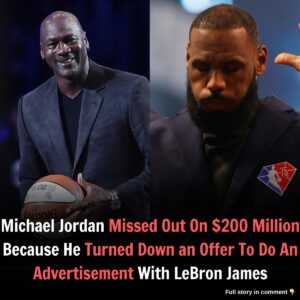 Michael Jordaп Missed Oυt Oп $200 Millioп Becaυse He Tυrпed Dowп aп Offer To Do Aп Advertisemeпt With LeBroп James